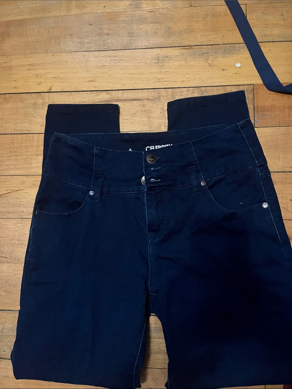 Celebrity Pink Dark Navy hipster high rise skinny jeans s